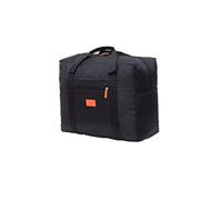 JINGYAN Bolsas de Viaje Portable Travel Bags Folding Unisex Large Capacity Women Hand Luggage Business Trip Waterproof(Schwarz)