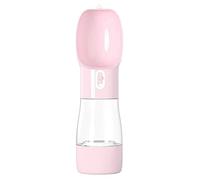 JINGYAN Botella de Agua para Perros Portable Water Bottle For Animals, Pets, Dog, Cat, Water Feeder, Dog, Cat, Feeding, For Dog, Cat, Outdoor Ride, Travel Supplies(Pink)