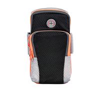 JINGYAN Brazaletes para teléfonos móviles Bolsa para Correr Deportes al Aire Libre Cremallera Tarjetas telefónicas Bolsa de Almacenamiento Gym Cinturón Brazalete Bolsas Accesorios de Fitness