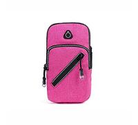 JINGYAN Brazaletes para teléfonos móviles Running Gym Cycling Deporte Entrenamiento Bolsa de Teléfono Cubierta Caja de la Banda del Brazo(Pink)