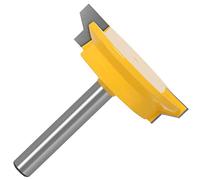 JINGYAN Brocas para esquinas y ranuras 8mm Straight Drawer Molding Router Bit Lock Tenon Knife Plug Milling Cutter Door Tool