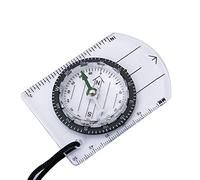 JINGYAN Brújulas Camping al Aire Libre Senderismo Transparente Plástico Compass Footprint Travel Brújula Herramientas Kits de Viaje