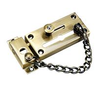JINGYAN Cadenas para puertas Safe, practical, stable, and strong lock. Room safety chain. Hotel door Theft-proof(Antique Bronze)