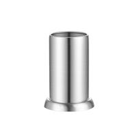 JINGYAN Caja de palillos de dientes Automatic Toothpick Holder with Click Lock Stainless-Steel Dispenser Cotton Swab Organizer Table Storage Box