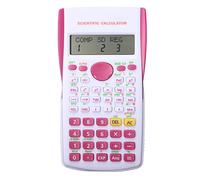 JINGYAN Calculadoras básicas Portable Multifunctional cientifica for Mathematics Teaching Students Function Display Calculator(Red)
