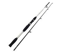 JINGYAN Cañas de Pescar 1.5M .8M Casting Spinning Ultra Light Boat Lure Fishing Rod(White,1.8 m)