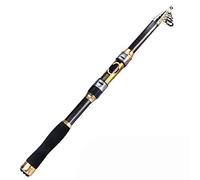 JINGYAN Cañas de Pescar 2.1M .4M .7M 3.0M Telescopic Fishing Rod Carbon Fiber Ultralight Portable Spinning Pole for Trout Carp(2.7m)