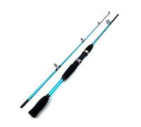 JINGYAN Cañas de Pescar Fishing Rod Outdoor Metal 1.5L .7L(Blue,1.5M)