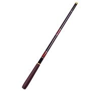 JINGYAN Cañas de Pescar Telescopic Fishing Rod Carbon Fiber Pole Carp 3.6M 4.5M 5.4M 6.3M 7.2M(Red,6.3m)