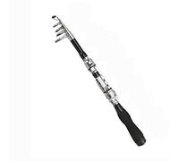 JINGYAN Cañas de Pescar Telescopic Mini Fishing Rods Super Hard Carbon Steel Rivers Lakes Rod Portable Sea Pole Equipment(02-1.2m)