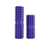 JINGYAN Cilindros de gomaespuma para fitness Fitness Foam Roller, Yoga Block Massage Column, Pilates, Gym, Muscle Back Bar, Relax Equipment(Purple)