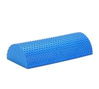 JINGYAN Cilindros de gomaespuma para fitness Half Round EVA Foam Roller for Yoga Pilates Fitness Equipment Balance Pad Blocks With Massage(Blue)