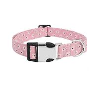 JINGYAN Collares básicos para Perros Customized Pet Collar Flower Dog Collar Engraved Tag ID Name Puppy Collars for Small Medium Large Dogs Pug