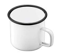 JINGYAN Copas de agua 240ml Double Wall Anti Scalding Coffee Mug Insulated Portable Stainless Steel Polishing Beer Tea Juice Drinking Cup(White)
