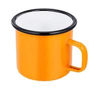JINGYAN Copas de agua 240ml Double Wall Anti Scalding Coffee Mug Insulated Portable Stainless Steel Polishing Beer Tea Juice Drinking Cup(Yellow)