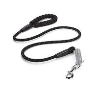 JINGYAN Correa para Perros 150cm Heavy Duty Large Dog Leash Reflective Nylon Dogs Training Leashes NO Pull Pet Leads Round Rope with Buffer Spring