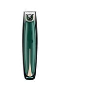 JINGYAN Cortaúñas Nail Clipper Cutter Duty Curved Edge For Adult Men Women Swing Out(Green)