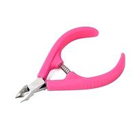 JINGYAN Cortaúñas Nail Clipper Stainless Steel Nail Cutter Trimming Toe Finger Cuticle Plier Dead Skin Remover Scissor Manicure Nail Art Tools(Pink)
