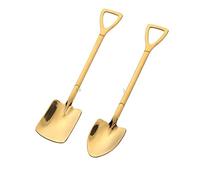 JINGYAN Cucharillas de café Stainless Steel Creative Retro Watermelon Shovel Coffee Spoon Dessert Ice Cream Tip Flat for Christmas Gifts