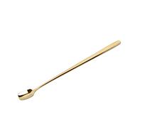 JINGYAN Cucharillas de café Stainless Steel Long Handled Coffee Spoons Mixing Cold Drink Fruit Ice Cream Dessert Tea Spoon Drinking Tools(3)