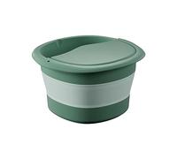 JINGYAN Cuencos de Lavado Plegables Basin Plastic Foldable Health Foot Bath Massage Bucket Dorm Room Essentials Bathroom Folding