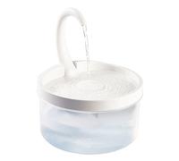 JINGYAN Dispensador de Agua para Perros Automatic Cat Water Fountain Led Light USB Powered Cat Water Dispenser Dog Water Drinker Swan Neck Shaped Pet Dispenser