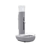 JINGYAN Dispensador de Agua para Perros Pet Dog Water Dispenser Not Wet Mouth Automatic Water Dispenser Cats Dogs Water Dispenser Mobile Vertical Kettle Pet Supplies(Grijs)