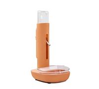 JINGYAN Dispensador de Agua para Perros Pet Dog Water Dispenser Not Wet Mouth Automatic Water Dispenser Cats Dogs Water Dispenser Mobile Vertical Kettle Pet Supplies(Orange)
