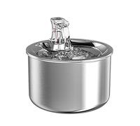 JINGYAN Dispensador de Agua para Perros Stainless Steel Automatic Cats Fountain 2L Running Water Drinking For Cat Dog 4-Layer Filter Smart Pet Drinker Dispenser Sensor