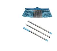 JINGYAN Escoba Big Floor Cleaning Broom Adjustable Long Handle Stiff Bristle Grout Brooms Scrubber for Cleaning Outdoor Courtyard Warehouse