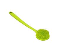 JINGYAN Esponjas para baños Back Brush, Silicone Body Double Sided, Long Handle Anti-Slip Shower