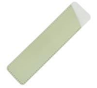 JINGYAN Estuches Escolares Leather Pen Case Soft Writing Materials Pencil Stationery Office School(White)