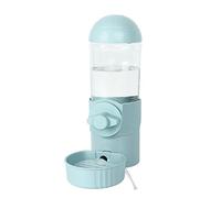 JINGYAN Fuentes para Gatos Dog Cat Home Cage Hanging Drinking Portable No Spill Birds Bottle Durable Fountain Automatic Feeder Pet Water Dispenser(Blue)