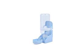 JINGYAN Fuentes para Gatos Pet Cage Automatic Water Drinker Rabbit Cat Small Pets Hanging Drinking Bottle Dispenser Supplies Drop Ship(Blue)
