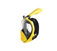 JINGYAN Gafas de natación Anti Fog Full Diving Mask Adults Training Snorkeling Respiratory Masks Safe Waterproof Swimming Equipment(C,S/M)