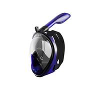 JINGYAN Gafas de natación Anti Fog Full Diving Mask Adults Training Snorkeling Respiratory Masks Safe Waterproof Swimming Equipment(A,S/M)