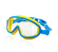 JINGYAN Gafas de natación Big Frame Swim Goggles Anti Fog Wide View Swimming Gear Glasses for Swimming Pool(Green)