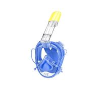 JINGYAN Gafas de natación Diving Mask Full One-Piece Gasbag Anti-Fog Snorkeling For Adults(Blue)