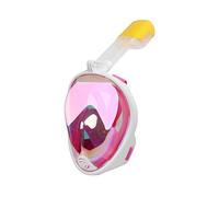 JINGYAN Gafas de natación Diving Mask Underwater Anti Fog Full Snorkeling Set with Anti-Skid Ring Snorkel(A,L/XL)