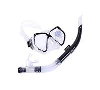JINGYAN Gafas de natación Diving Masks Snorkeling Set Silicone Skirt Anti-Fog Goggles Underwater Glasses Swimming Pool Equipment(D)