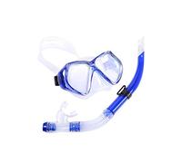 JINGYAN Gafas de natación Diving Masks Snorkeling Set Silicone Skirt Anti-Fog Goggles Underwater Glasses Swimming Pool Equipment(B)