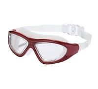JINGYAN Gafas de natación Silicone Adjustable Swimming Goggles Anti-Fog Glasses Men Diving Water Sports Swim Eyewear(Red)