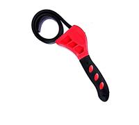 JINGYAN Llaves Llave de correa Extractor filtro aceite Correa inglesa cadena Abridor ajustable Cartucho Herramienta desmontaje(Red)