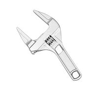 JINGYAN Llaves para tubos 1pc 1.6-6.0cm Universal Repair Set Bathroom Hand Tools Large Opening Pipe Wrench Nut Key Adjustable Spanner