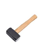 JINGYAN Martillos Heavy Stoning Hammer, Big Iron, Square Head, Industrial Grade Smash And Demolish The Wall Hand Tools(1500g)