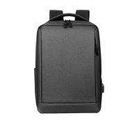 JINGYAN Mochila para Hombre 1pc Laptop Waterproof Bagpack Teens Shoulders Bag Logo Sacs À Dos(Grijs)