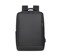 JINGYAN Mochila para Hombre 1pc Laptop Waterproof Bagpack Teens Shoulders Bag Logo Sacs À Dos(Schwarz)