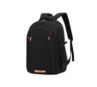 JINGYAN Mochila para Hombre Nylon Laptop Backpack School Bag Student Travel Leisure Sports Portable Lightweight Office Business Work(Orange)