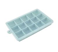 JINGYAN Moldes para helados 15/24 Grid Large Silicone Ice Cube Mold Tray Maker Mould Non-toxic Durable Bar Pub Wine Blocks(Blue)