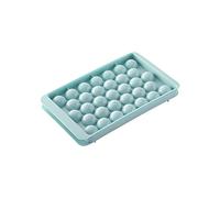 JINGYAN Moldes para helados 1pc Colorful Round Rhombus Ice Mould Cube Tray Maker PP Plastic Mold Forms Food Grade Kitchen Gadgets(Blue,S)